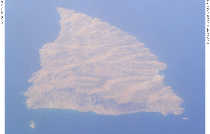 Aerial view of Agios Efstratios, Northern Aegean islands, Greece at My Favourite Planet