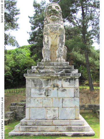The Lion of Amphipolis statue, Macedonia, Greece at My Favourite Planet