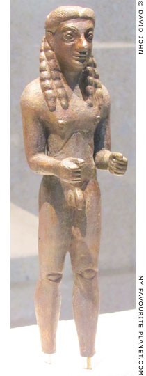 Archaic bronze kouros from Samos in the Neues Museum, Berlin at My Favourite Planet Archaic bronze kouros from Samos in the Neues Museum, Berlin at My Favourite Planet