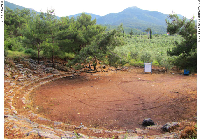 The ancient Greek theatre at Güzelcamli, Turkey at My Favourite Planet