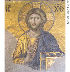 Mosaic of Christ Pantocrator in the Hagia Sofia, Istanbul at My Favourite Planet Mosaic of Christ Pantocrator in the Hagia Sofia, Istanbul at My Favourite Planet
