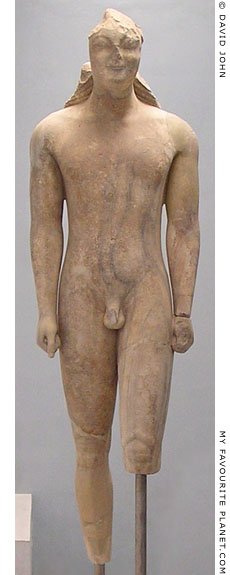 The Isches Kouros statue, 580 BC, Samos, Greece at My Favourite Planet The Isches Kouros statue, 580 BC, Samos, Greece at My Favourite Planet