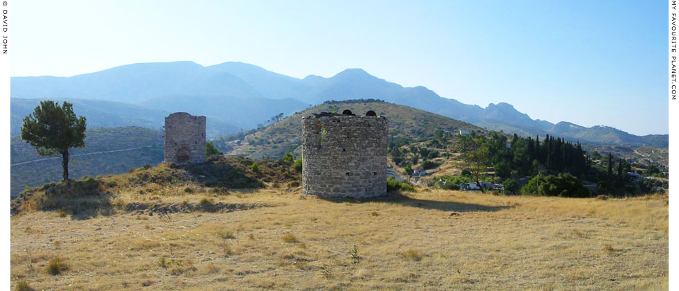 Panoramic view of Mount Ambelos from Chora, Samos island, Greece at My Favourite Planet