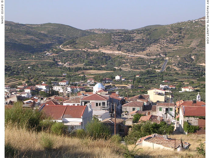 The road from Chora to Mytilinii and Vathy, Samos, Greece at My Favourite Planet