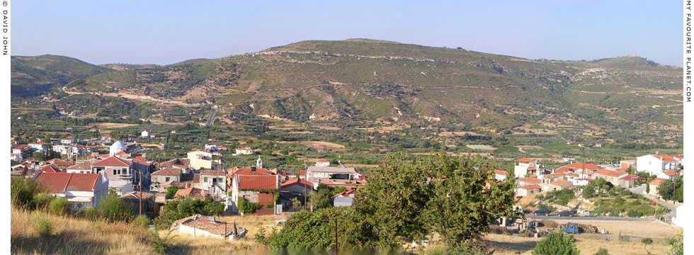 Panoramic view of Chora, Samos island, Greece at My Favourite Planet