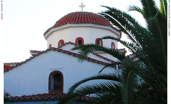A Greek Orthodox church in Chora, Samos, Greece at My Favourite Planet A Greek Orthodox church in Chora, Samos, Greece at My Favourite Planet