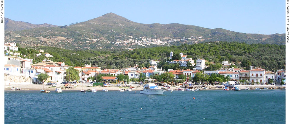 The seafront of Ormos Marathokambou, Samos, Greece at My Favourite Planet