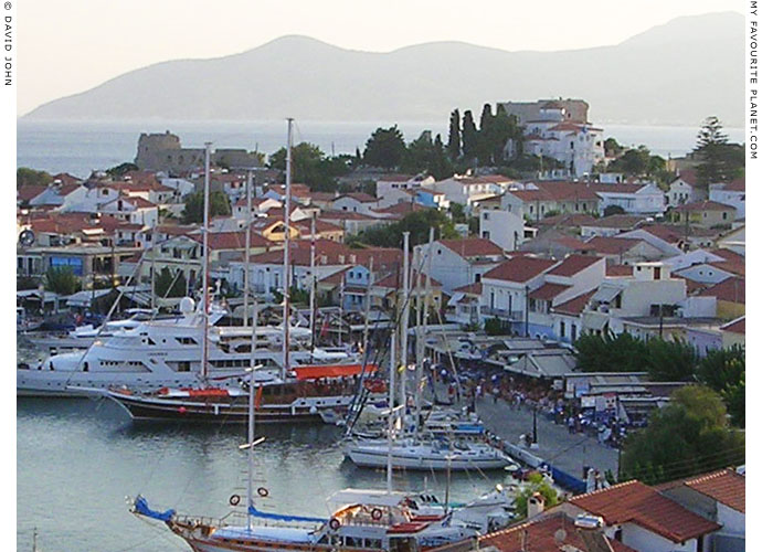 The Tower of Logothetis in Pythagorio harbour, Samos island, Greece at My Favourite Planet