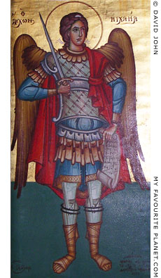 Archangel Michael in full armour at My Favourite Planet