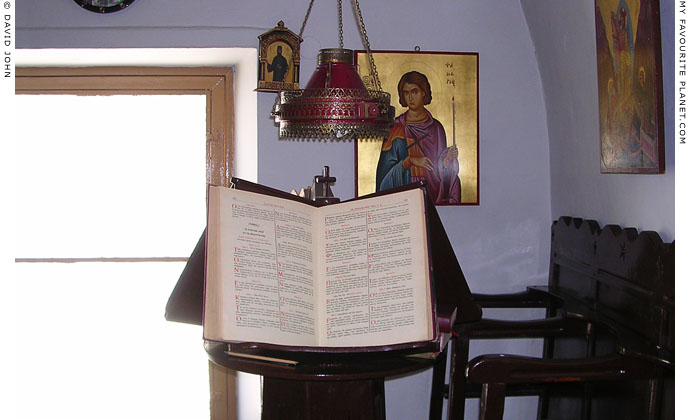 The chapel above the cave of the Panagia Spiliani Monastery, Pythagorio, Samos, Greece at My Favourite Planet