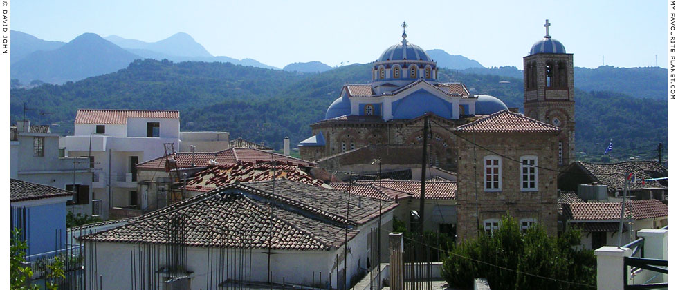 Panoramic view from Neo Karlovasi, Samos, Greece at My Favourite Planet