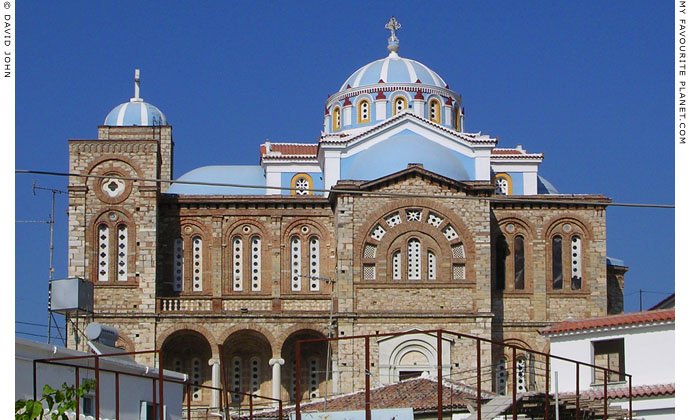 The Church of the Dormition in Neo Karlovasi, Samos, Greece at My Favourite Planet