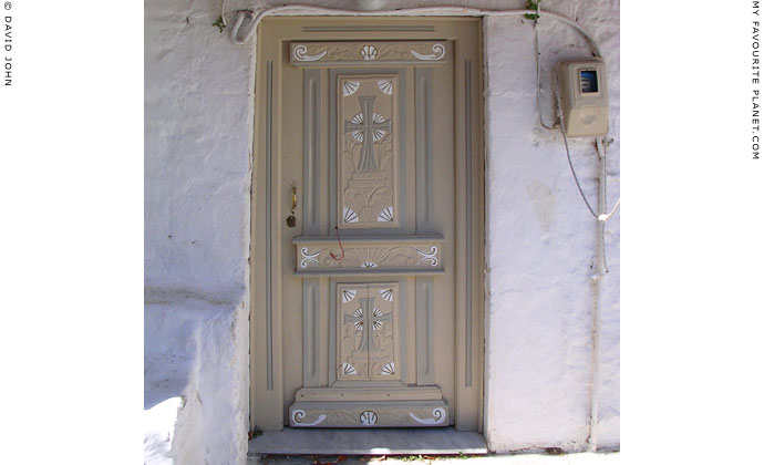 Chapel door, Pythagorio, Samos, Greece at My Favourite Planet Chapel door, Pythagorio, Samos, Greece at My Favourite Planet