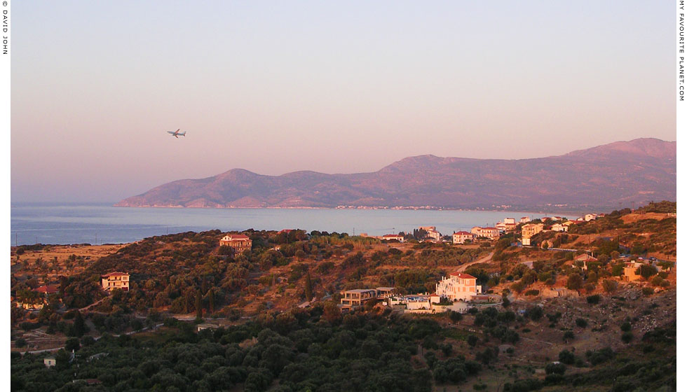 Panoramic view of Tigani Bay, Pythagorio, Samos island, Greece at My Favourite Planet