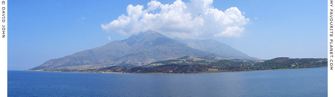 Mount Fengari which dominates Samothraki island, Greece at My Favourite Planet