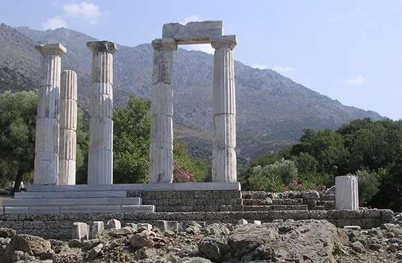 The Hieron, Sanctuary of the Great Gods, Samothrace, Greece at My Favourite Planet The Hieron, Sanctuary of the Great Gods, Samothrace, Greece at My Favourite Planet