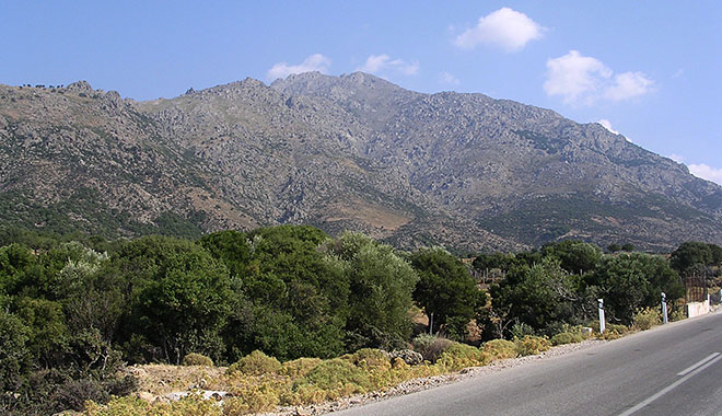 Mount Fengari (moon), Samothraki island, Greece at My Favourite Planet