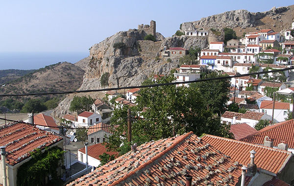 Chora panorama, Samothraki island, Greece at My Favourite Planet Chora panorama, Samothraki island, Greece at My Favourite Planet