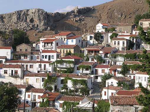 Chora village, Samothraki, Greece at My Favourite Planet Chora village, Samothraki, Greece at My Favourite Planet