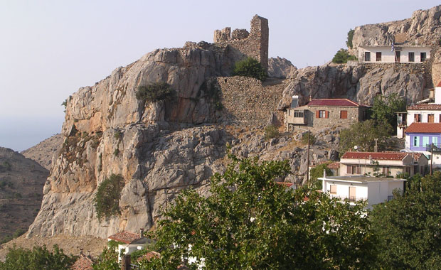 The Gateluzzi tower, Chora, Samothraki, Greece at My Favourite Planet The Gateluzzi tower, Chora, Samothraki, Greece at My Favourite Planet