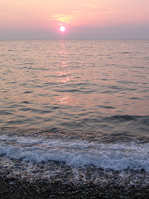 Sunset on the Thracian Sea, Samothraki island, Greece at My Favourite Planet Sunset on the Thracian Sea, Samothraki island, Greece at My Favourite Planet