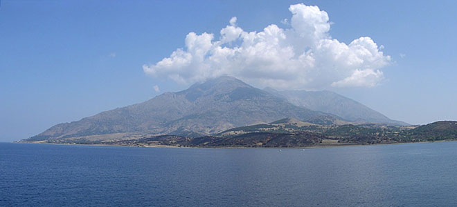 The 1611 metre high Mount Fengari, Samothraki island, Greece at My Favourite Planet The 1611 metre high Mount Fengari, Samothraki island, Greece at My Favourite Planet
