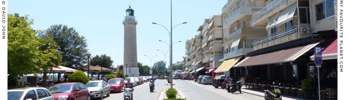 Basileos Alexandrou Street, seafront promenade of Alexandroupoli, Thrace, Greece at My Favourite Planet