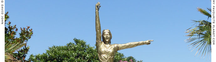 Statue of Domna Vizvizi in Alexandroupoli, Thrace, Greece at My Favourite Planet Statue of Domna Vizvizi in Alexandroupoli, Thrace, Greece at My Favourite Planet