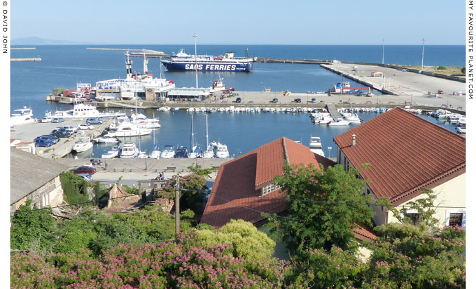 The Saos II ferry leaves Alexandroupoli harbour for Samothraki, Greece at My Favourite Planet