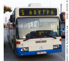 A local Astiko KTEL bus in Alexandroupolis, Thrace, Greece at My Favourite Planet