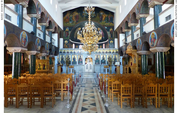 The interior of Agios Eleftherios church, Alexandroupoli, Thrace, Greece at My Favourite Planet The interior of Agios Eleftherios church, Alexandroupoli, Thrace, Greece at My Favourite Planet