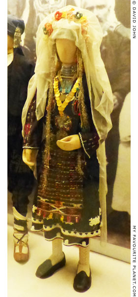 A traditional Thracian costume in the Ethnological Museum of Thrace, Alexandroupoli, Greece at My Favourite Planet
