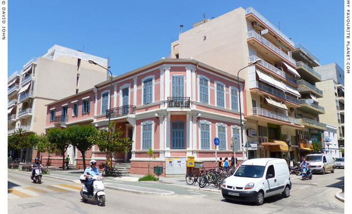 A pink house in the centre of Alexandroupoli, Thrace, Greece at My Favourite Planet