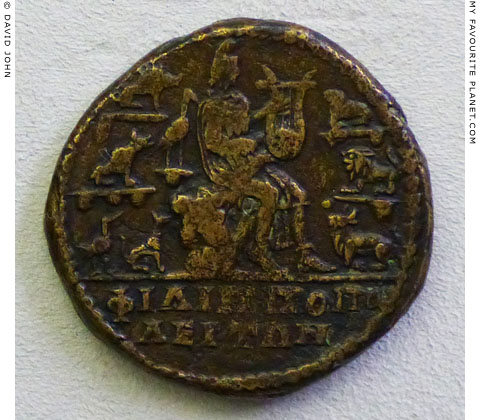 Orpheus on a bronze coin from Philippopolis, Thrace at My Favourite Planet Orpheus on a bronze coin from Philippopolis, Thrace at My Favourite Planet