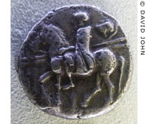 Silver coin of King Sparadokos of Thrace at My Favourite Planet