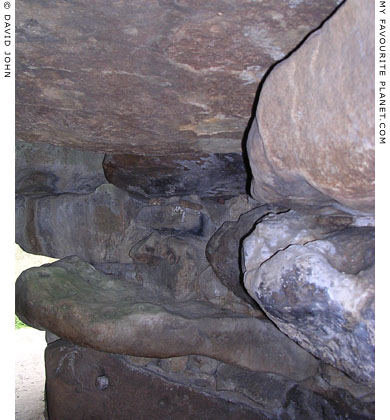 The stone wall inside the entrance to West Kennet Long Barrow, Avebury, Wiltshire at My Favourite Planet The stone wall inside the entrance to West Kennet Long Barrow, Avebury, Wiltshire at My Favourite Planet