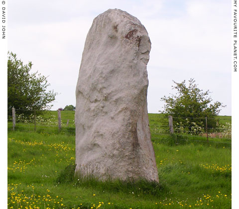 Standing stone on West Kennet Avenue, Avebury, Wiltshire at My Favourite Planet Standing stone on West Kennet Avenue, Avebury, Wiltshire at My Favourite Planet