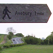 Signpost to Avebury, Wiltshire at My Favourite Planet