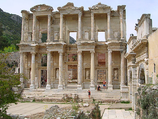 the Library of Celsus, Ephesus Turkey at My Favourite Planet