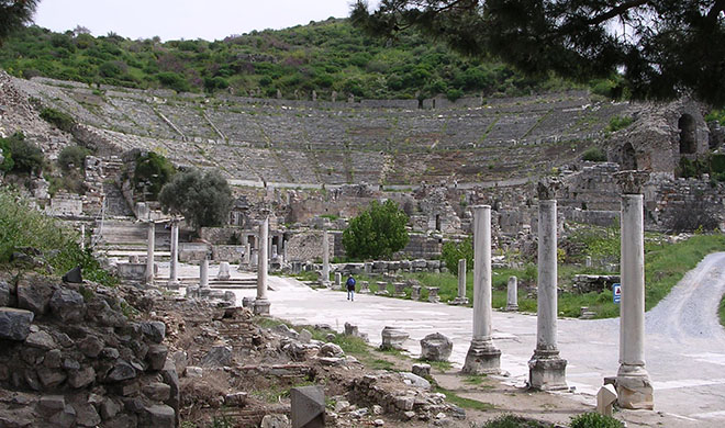 The Great Theatre from the Arcadian Way, Ephesus at My Favourite Planet