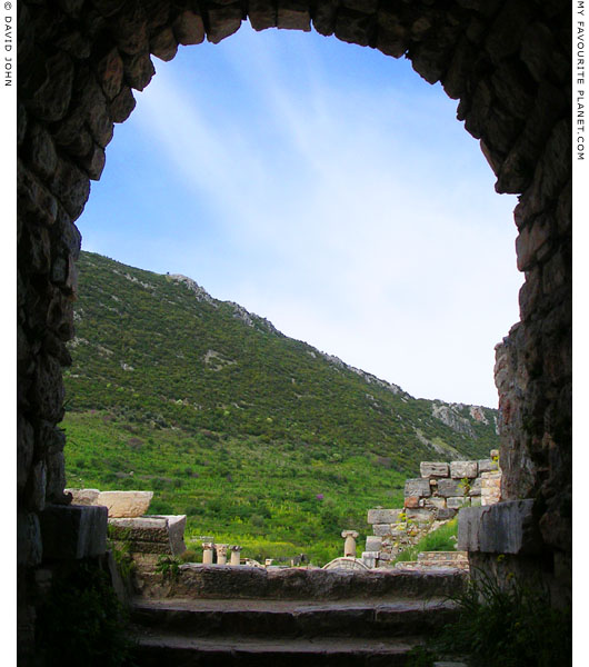 Arched entrance to the upper part of the Bouleuterion, Ephesus at My Favourite Planet