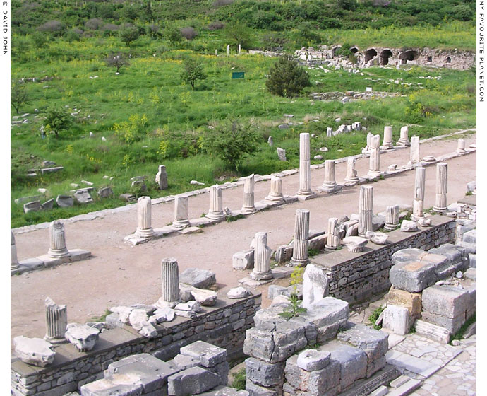 The Basilica Stoa from the Bouleuterion, Ephesus at My Favourite Planet