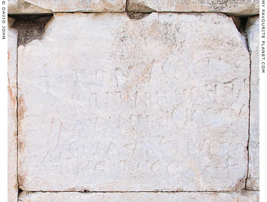 Early Christian graffiti in Ephesus at My Favourite Planet
