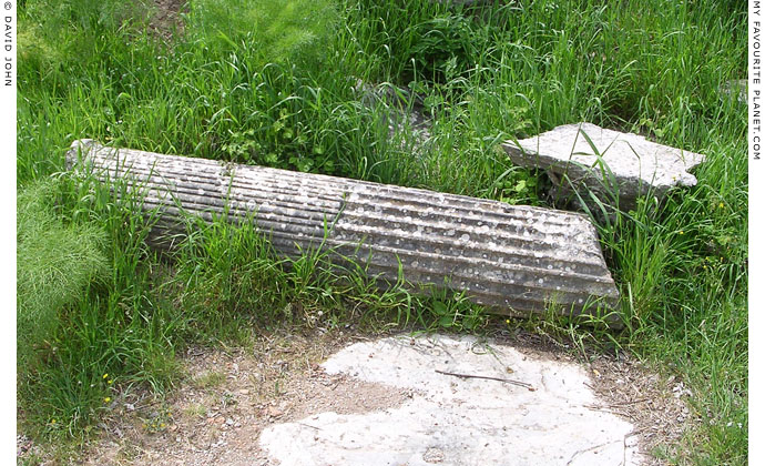 Fallen column in Ephesus, Turkey at My Favourite Planet