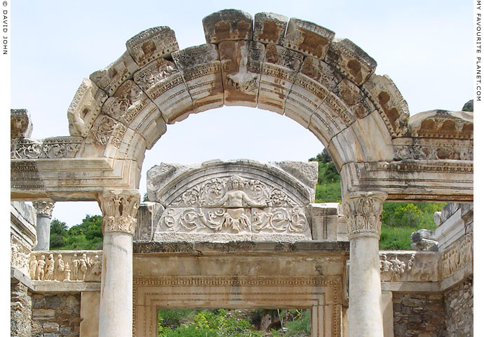 The portico of the Temple of Hadrian, Ephesus, Turkey at My Favourite Planet
