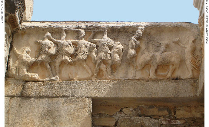 Frieze Block C on the Temple of Hadrian, Ephesus at My Favourite Planet