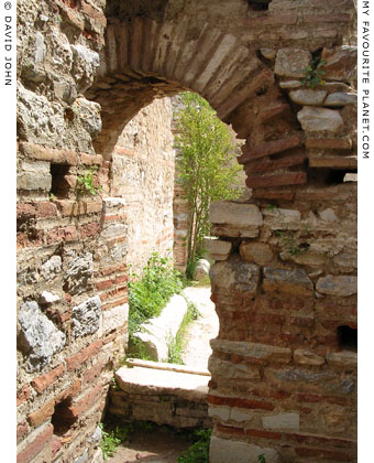 Roman brick-arched doorway, Kuretes Street, Ephesus, Turkey at My Favourite Planet