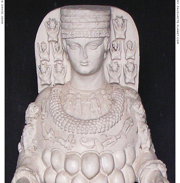 Detail of the statuette of Artemis Ephesia at My Favourite Planet Detail of the statuette of Artemis Ephesia at My Favourite Planet