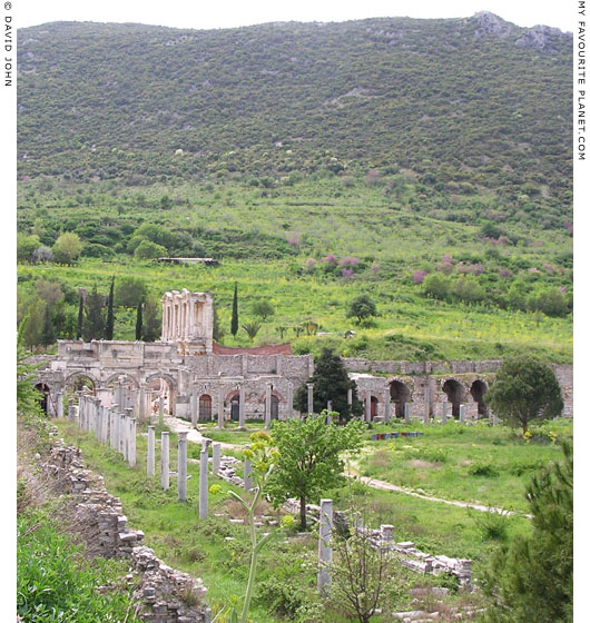 The eastern end of the Lower Agora, Ephesus at My Favourite Planet