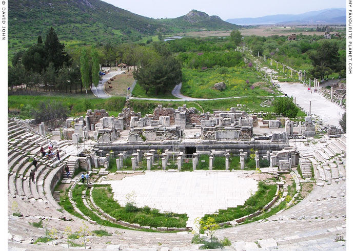 The stage of the Great Theatre of Ephesus, Turkey at My Favourite Planet The stage of the Great Theatre of Ephesus, Turkey at My Favourite Planet